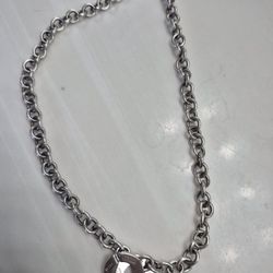Tiffany & Co. Interlocking  1837 Necklace 