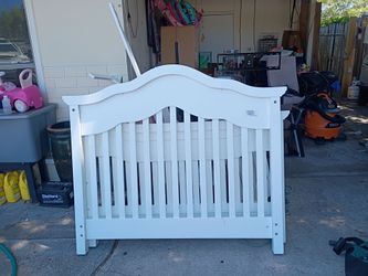 WhiteBaby crib - Blanco cuna  de bebe