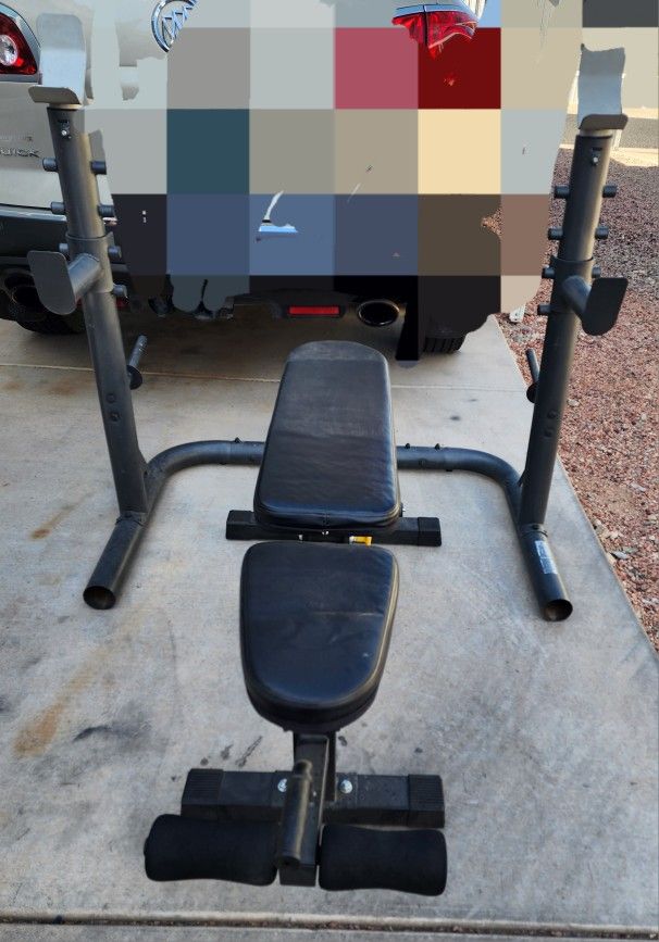 Squat Stand And FID bench