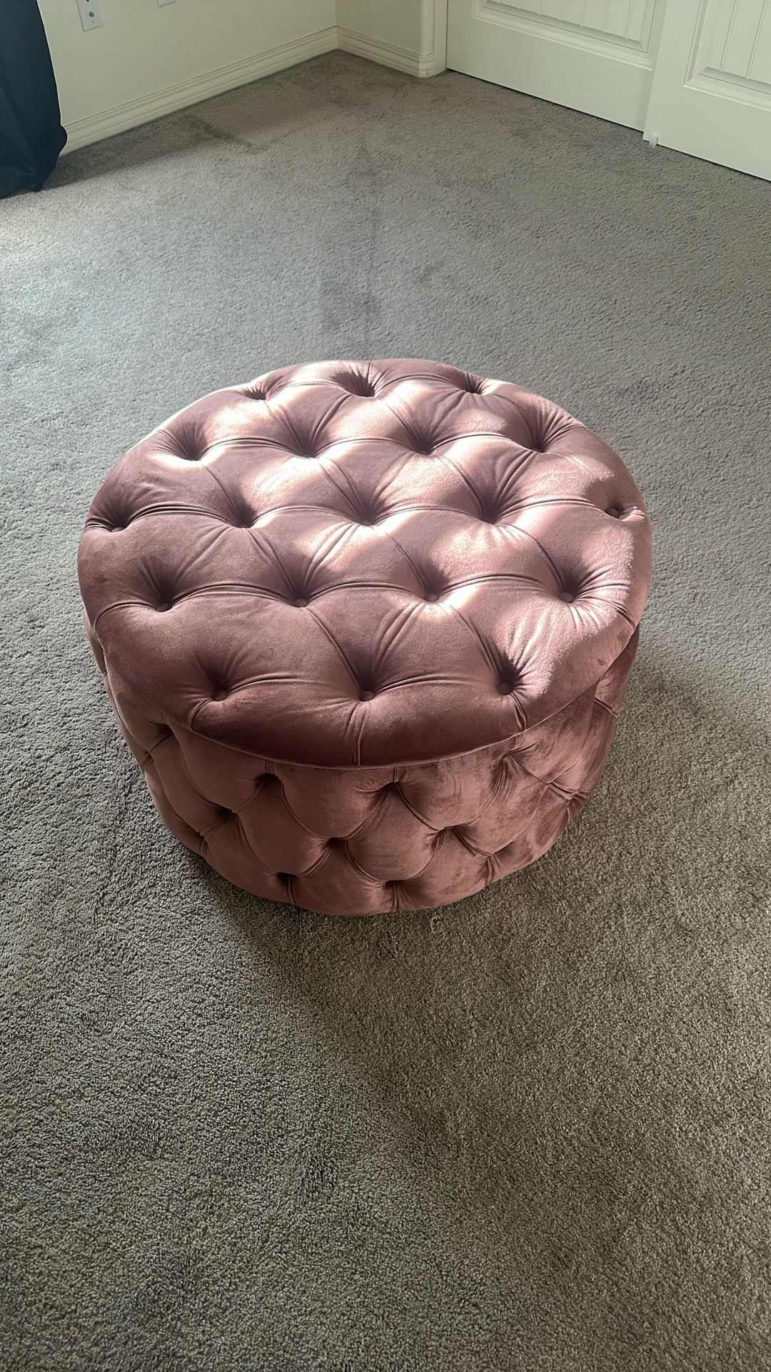 Pink/Purple Ottoman