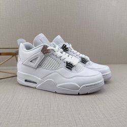 Men Air Jordan 4 Retro "Pure Money” size 10.5
