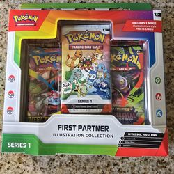 Pokemon first partner illustration collection