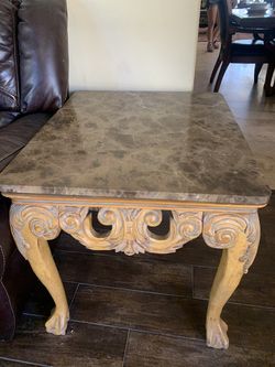 Beautiful Granite Coffee Table Set
