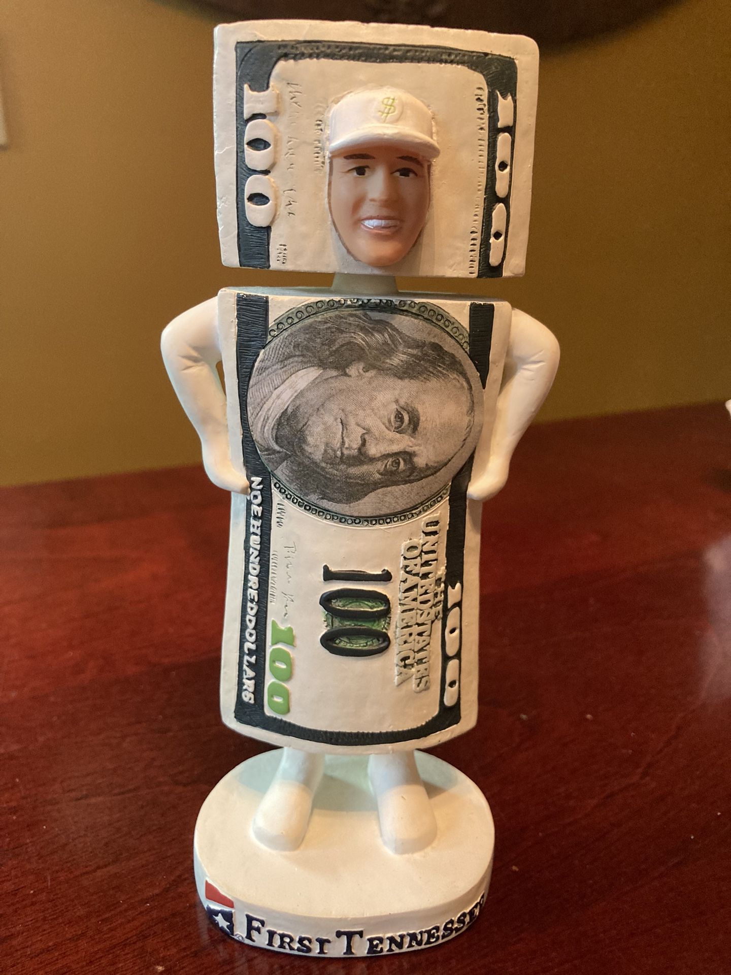 $100 bill Bobble Head