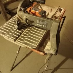 Rigid R4030 Tile Saw With Stand