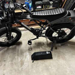 Jasion  Retrovolt Pro 52v E-bike Electric Bike W/ Battery NOT WORKING!