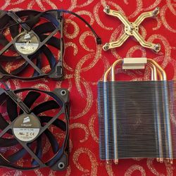 Cooler Master CPU Cooler and Two Fans