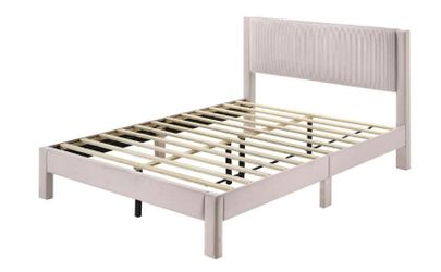 New pink queen bed frame with mattress special