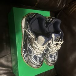 Navy Blue Bottega Veneta Orbits 