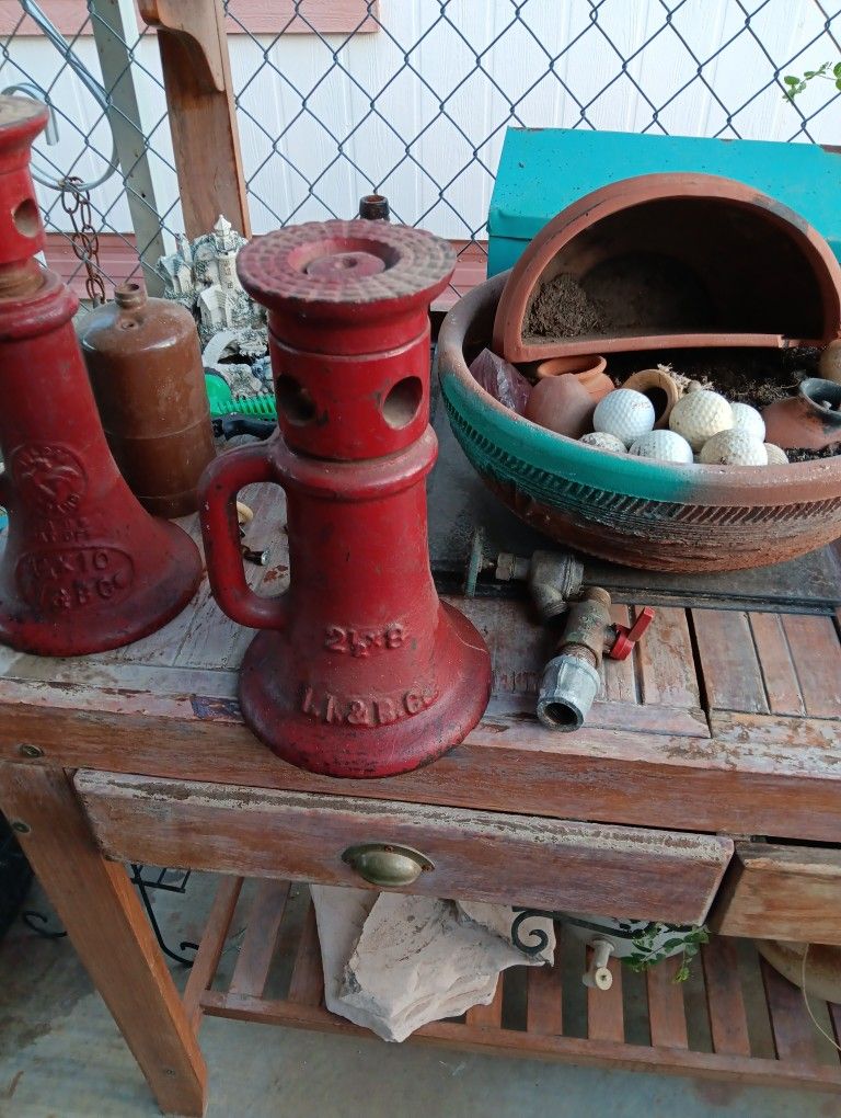 Rare Vintage SCREW JACK. LL&B CO.