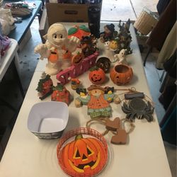 Halloween Decoration, Large Mummy, Candle Holders Wall Decor, Candy Dishes