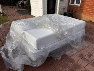 Queen Mattress, Box Spring, Metal Frame