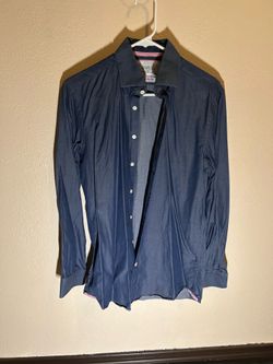 Men’s cowboy slim fit Jean silk long sleeve button t shirt