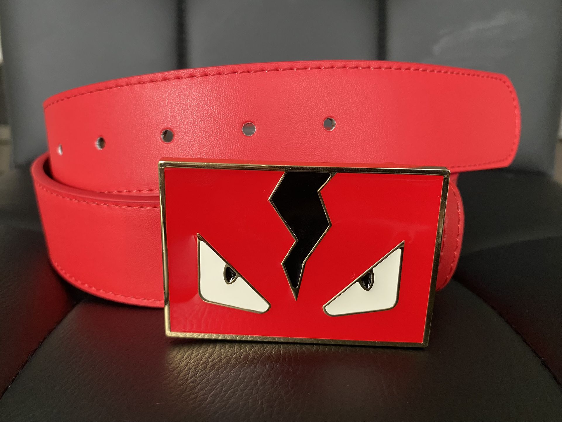 Fendi Belt Red Monster 30-32