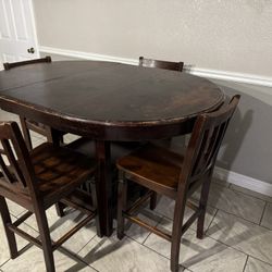 Wooden Kitchen Table With Chairs 