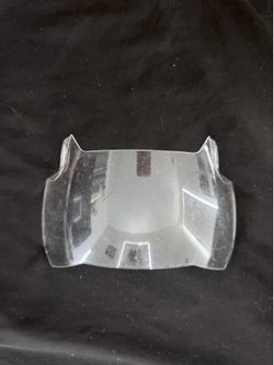 football Shoc Clear mirror visor