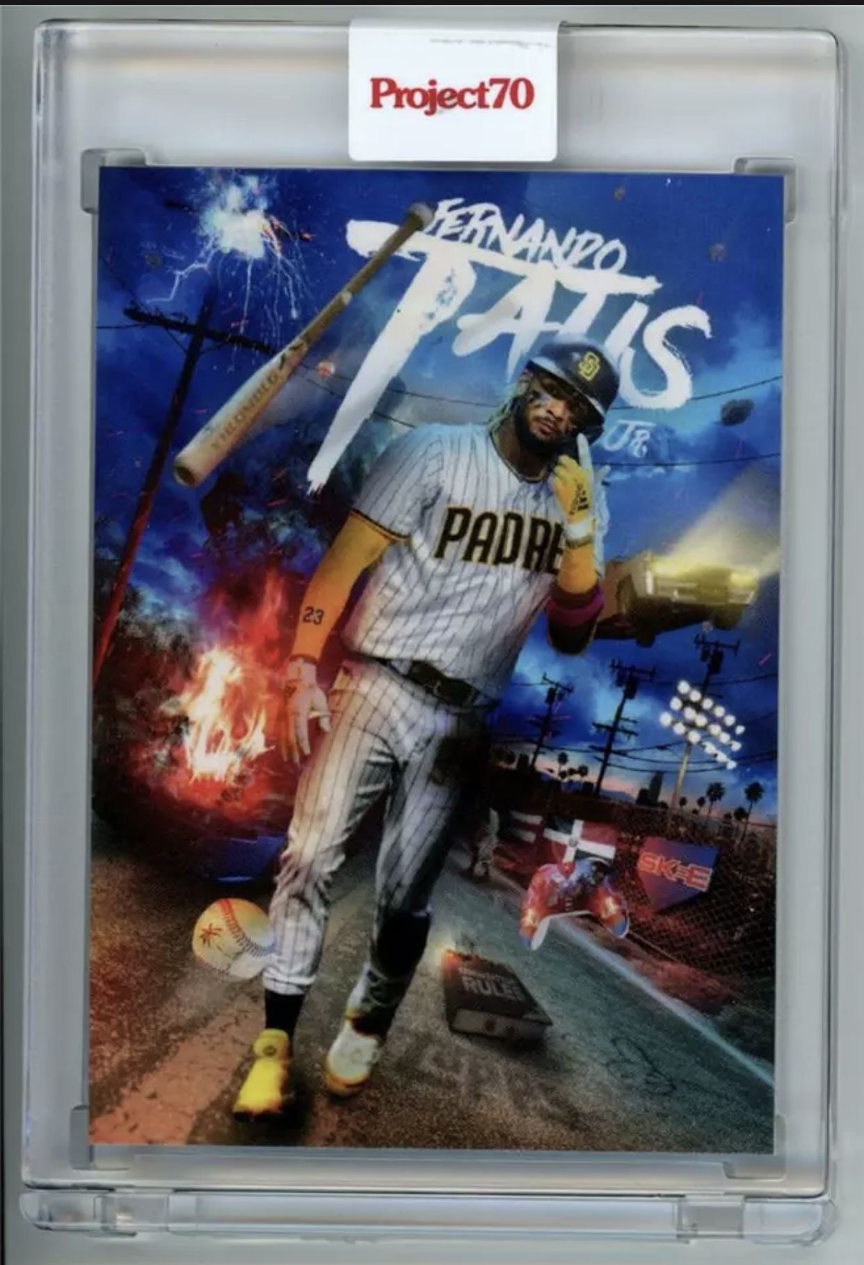 Tatis Jr Topps Project 70 Card By DJ Skew
