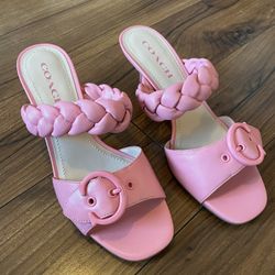 Coach Pink Heel Size 8