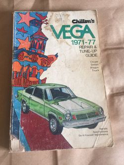 Car Manual Vega 1971-77 Repair & Tune -up Guide