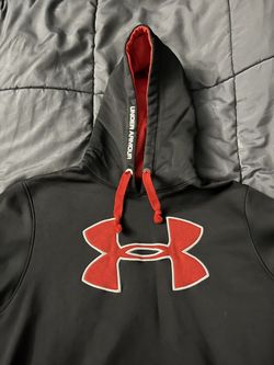 Under Armour Black and Red Hoodie - Men's Hoodie