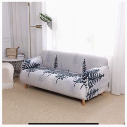 Sofa Cover 92-72 Inches, 2 Pillow Covers