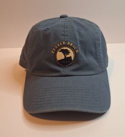 Pebble Beach Golf Links American Needle Hat - Blue Slouch Dad Cap (Buckle Strap)