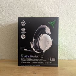 Razer  Blackshark V2  X  White Edition Multi-Platform  Wired Sport Headphones 