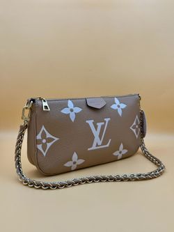 LOUIS VUITTON MONOGRAM ARIZONA CREME MULTI POCHETTE USED 