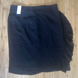 Banana Republic Black Skirt. Size 12. NWT. Rayon/polyester. New with tags! Framingham pickup/cash only. Best offer.