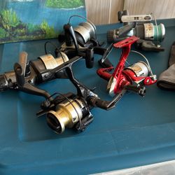 Spinning fishing reels