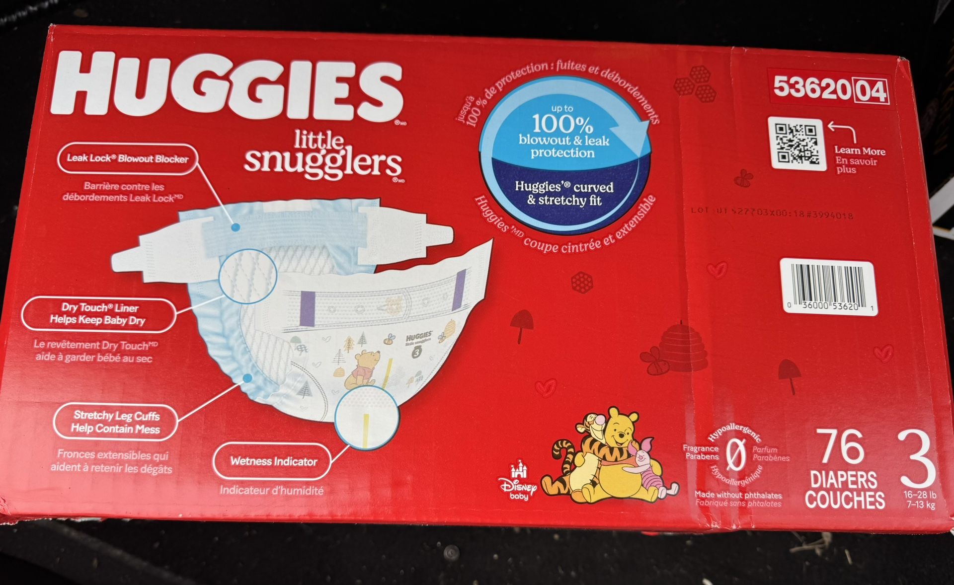 Huggies Little Snugglers  Diapers: Size 3