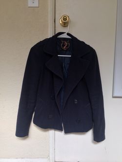 Navy Blue Peacoat Blazer xs