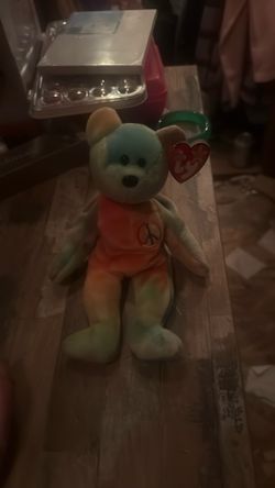 Peace bear TY Baby