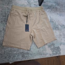 Brown Men Shorts Large
