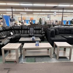 🔥Flash Deal🔥Brand New 3pc Coffee Table Set $199 Only @ Furniture Mart On 4810 Watt Ave