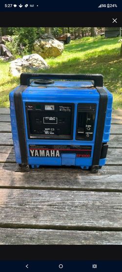 Beautiful Vintage Yamaha EF1000 Generator - RARE, USES UNLEADED & 10w40!!... All Metal