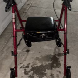 Melding Height Adjustable 250lb. Max Sit/stand Walker 