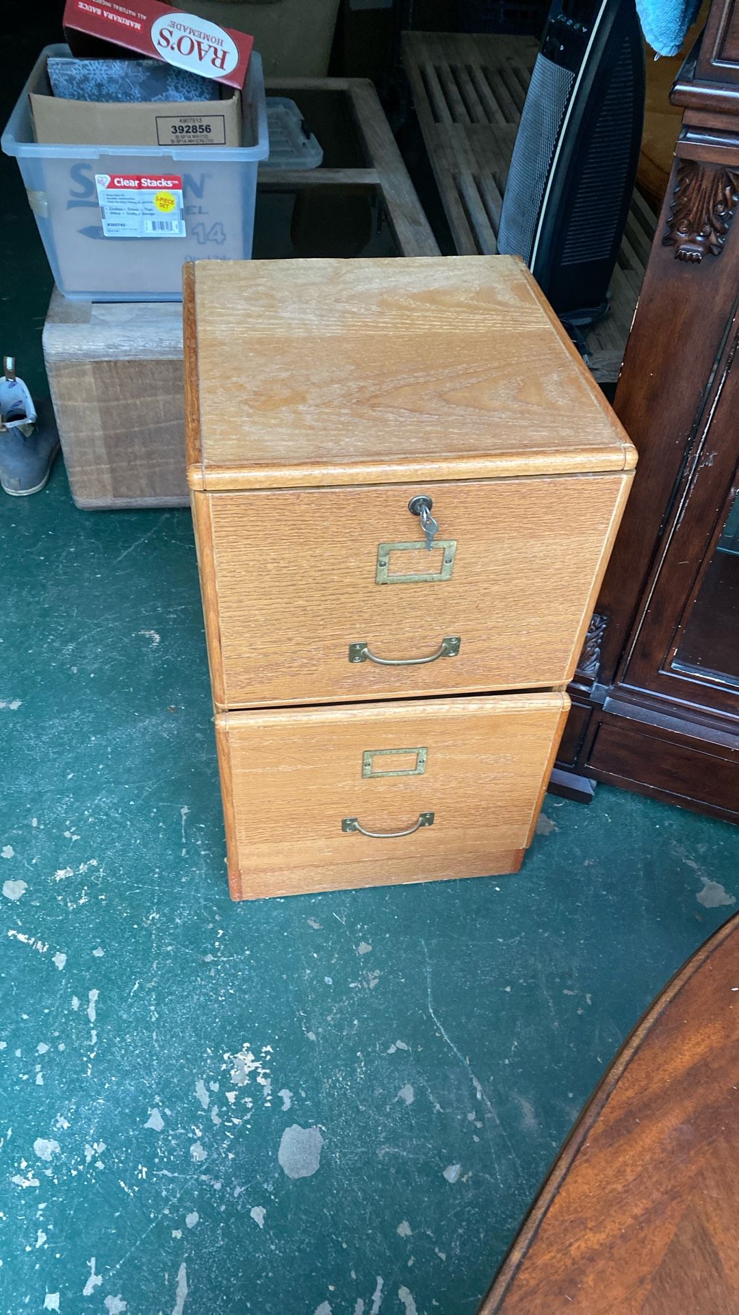 Wood File Cabinet With Lock