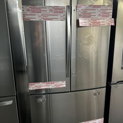 New Open Box Samsung French Style Stainless Steel Refrigerator