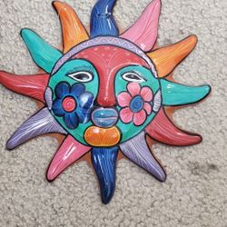 MEXICAN POTTERY SUN