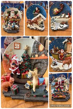 Christmas Remembered Hand Painted Handcrafted 1997 Collector 3D Plate Series