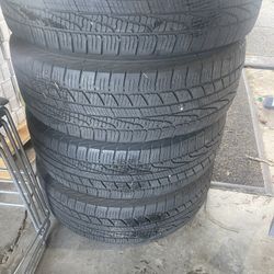 4 used 225/65R17 good year tires 