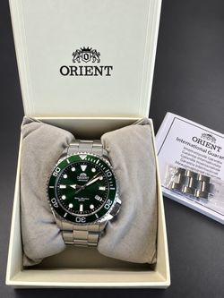 Discontinued Orient Triton Lite Green Automatic Diver – Full Set