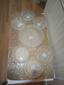 NEW (1) 10" Serving Dish & (6) 6 1/2" Individual Bowls.