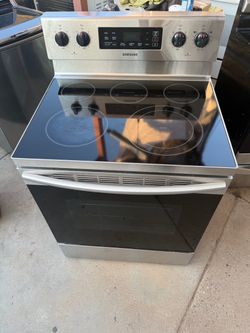 Samsung electric oven range Glass top