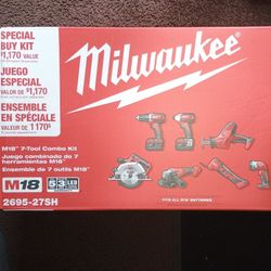 Milwaukee 7-Tool Combo Kit "2695-27s"