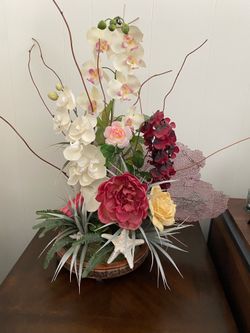 Large handmade floral arrangement