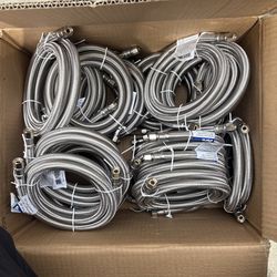 DuraPro Stainless Steel Ice Maker Supply Lines 1/4" x 60"