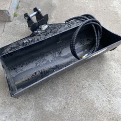 32” Articulating Bucket For Mini Excavator