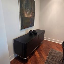 Black Oak Sideboard / Buffet / Credenza